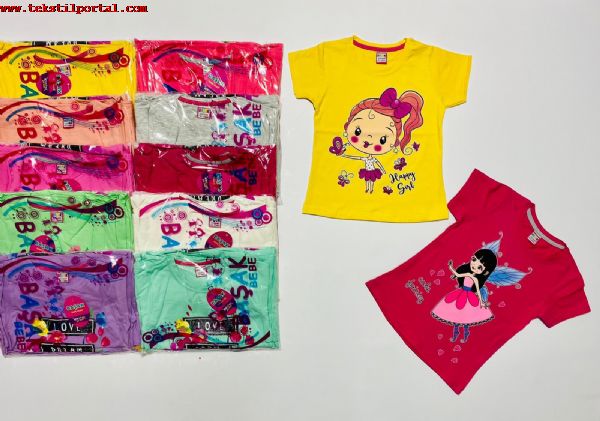 girls' dresses manufacturer in Istanbul, Printed children's t-shirts manufacturer in Istanbul