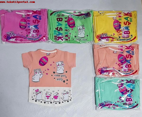 manufacturers of children's T-shirts in Turkey, children's summer clothing manufacturer in Turkey,