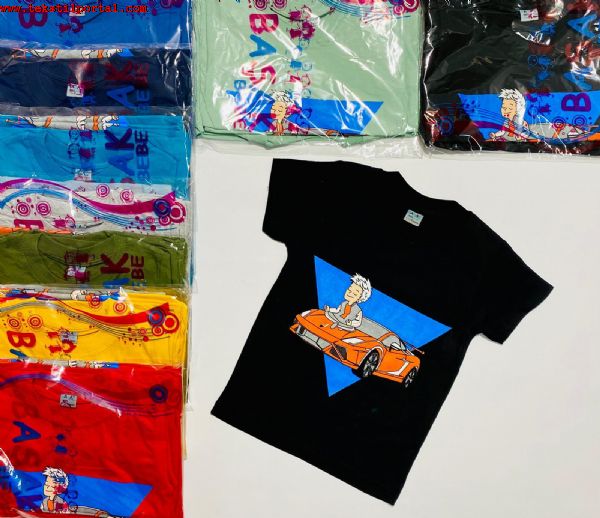 Printed children's t-shirts exporter in Istanbul,   children's shorts manufacturer in Istanbul,