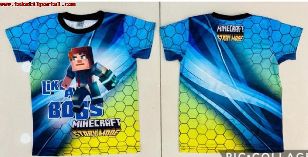 We are the manufacturer of Printed Kids T-shirts, We produce combed kids t-shirts, We are wholesale of children's t-shirts, We export children's t-shirts 