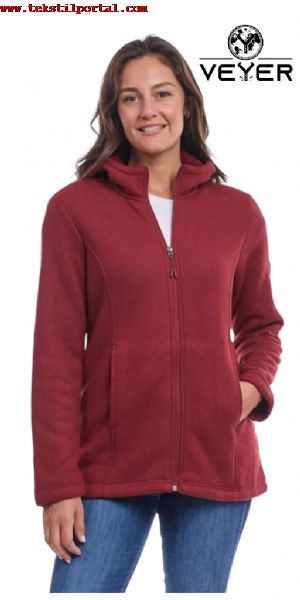 Stock lot women fleece jacket from bangladesh