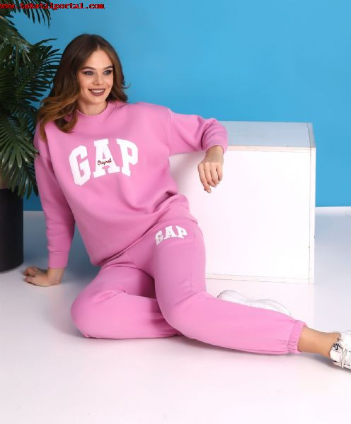 1000 pieces of Gap brand women's tracksuits will be sold<br><br>Attention to those who are looking for stock women's women's tracksuits, to those who are looking for a seller of brand women's tracksuits!<br><br>
1000 pieces of GAP Brand women's tracksuits from stock, High quality women's tracksuits made of 3 yarn fabric will be sold. We sell a minimum order of 100 pieces.
