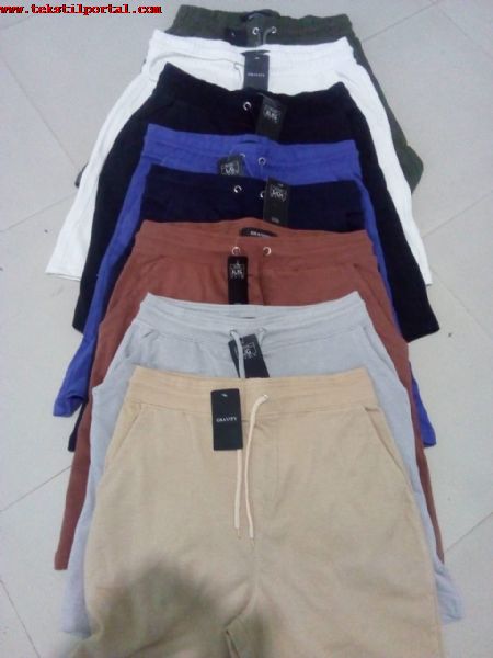 100.000 Pcs Men Jogger Sweatpants pants, Sweatpants shorts will be sold