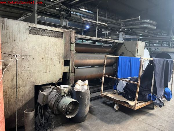 3 ROLLS CALENDER MACHINE WILL BE SOLD +905069095419 Whatsapp