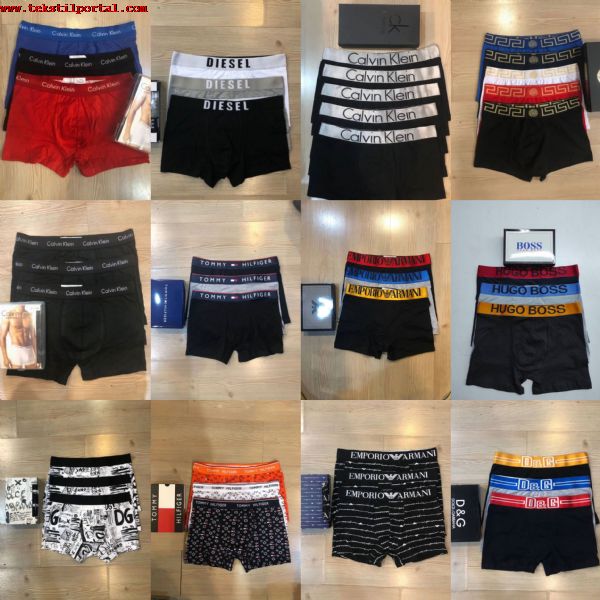 We are wholesaler of brand men's boxers, We manufacture , wholesale, men's boxers<br><br>We are a wholesale brand boxer seller, we supply brand men's boxers<br><br>
We have high quantity Brand men's boxers in stock at below market prices. <br>You can buy up to 200,000 pieces on the same day.<br> 36- 1 supreme cotton men's boxer We can produce boxers in any desired quality