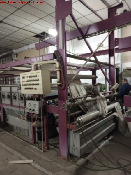 240 cm Fabric mercerizing machine will be sold   +90 506 909 54 19 Whatsapp<br><br>Attention to those looking for fabric mercerizing machines for sale and those looking for second hand fabric mercerizing machines!<br><br>
  2007 model Chinese made Fabric mercerizing machine, 240 cylinder width. There is a J Box, Mercerizing cabin, 2 Paddles, Washing Group, 7 Washing cabins, 8 Paddles at the entrance, 3 8 Cylinder drums, + T Box, + Dpk wrapping and Shaking at the exit. Fabric mercerizing machine will be sold.