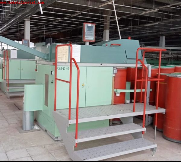 5 Pcs Rieter RSB 40 Draw frames will be sold  +90 506 909 54 19 Whatsapp<br><br>Attention to those looking for Rieter Draw machines for sale, those looking for second hand Rieter Draw machines!<br><br>3 Sets of 2010 Model Rieter RSB 40 Draw machines, 2 Sets of 2007 Model Rieter RSB 40Cer machines will be sold