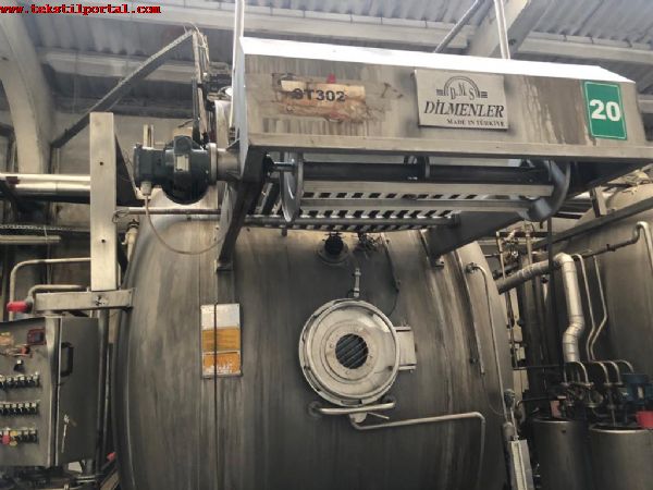 300 Kg Dilmenler dyeing machine for sale, Second hand 300 Kg Dilmenler dyeing machines,