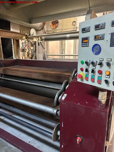 METRAJ TRANSFER BASKI MAKNASI SATILACAKTIR<br><br>Metraj Kuma Transfer Bask makinas satlacaktr<br><br>
2010 model Bizmak marka transfer bask makinesi.<br>
alma Genilii : 2000 mm<br>
Silindir ap: 600 mm<br>
Istma sistemi : Kapal devre ya stmaldr.<br>
Aktif alr durumdadr.<br>
Makinenin hem top sarma hem de sallama sistemi bulunmaktadr.