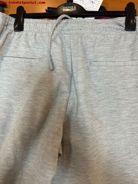 9000 Pcs, Mark & ​​Spencer and Zara brand, Men's Tracksuit Bottoms will be sold +90 506 909 54 19 Whatsapp
