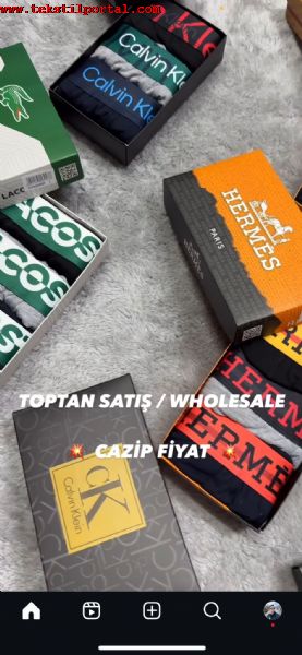 Marka boxer imalats aryorum, Toptan boxer siparii