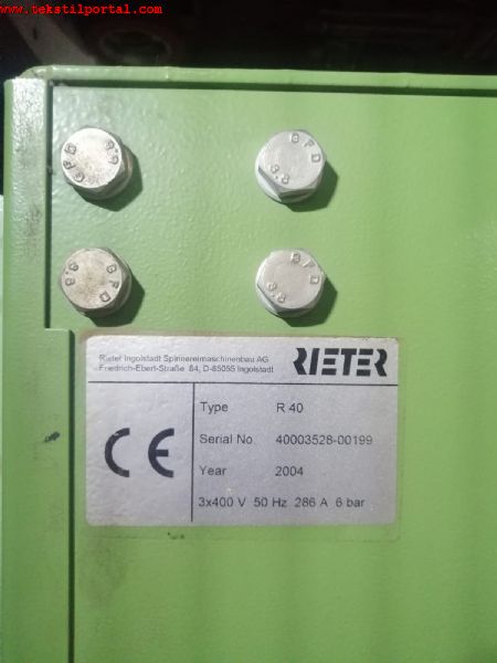 Rieter E40 Open end makinas aryoruz