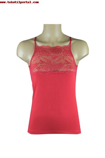 We are a manufacturer and wholesaler of women's underwear, women's tank tops, women's undershirts, and women's bodysuits in Istanbul.