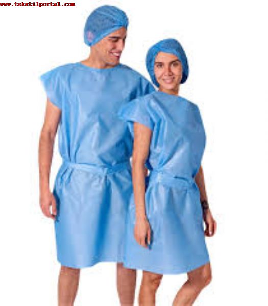 Disposable hospital gown