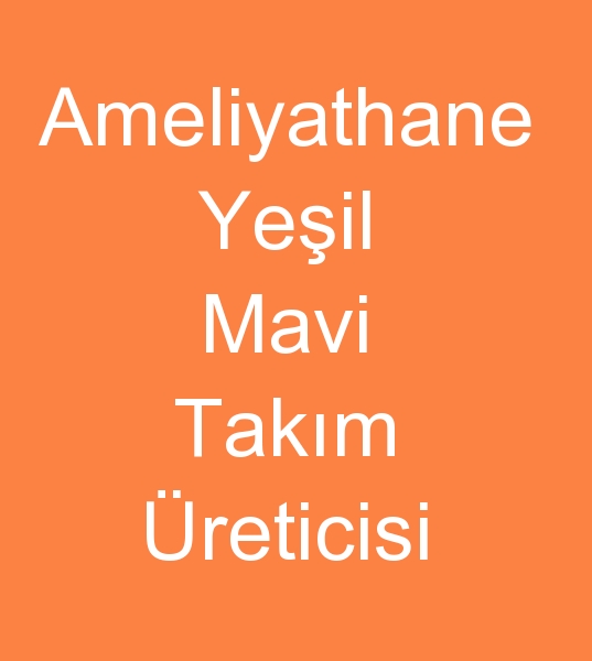 Ameliyathane yeil takm, Ameliyathane mavi takm, tek kullanmlk cerrahi yeil takm,