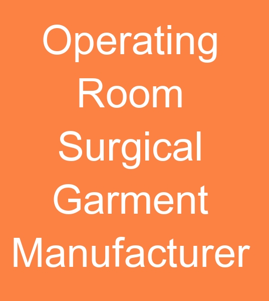 operating room clothes manufacturer, Surgical staff garment manufacturer
