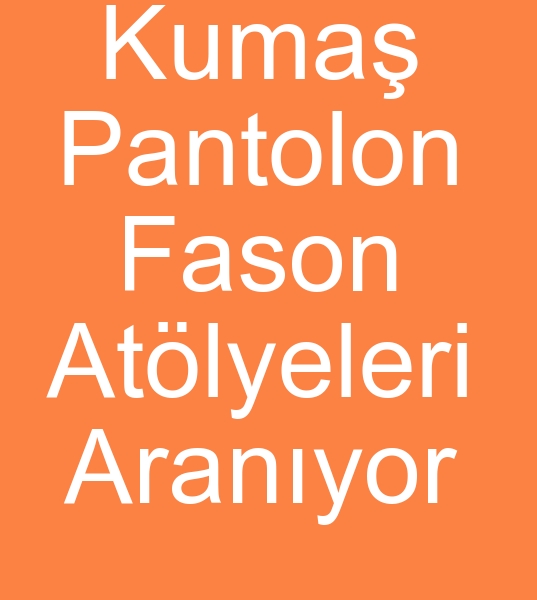 kUMA PANTOLON FASON ATLYELER