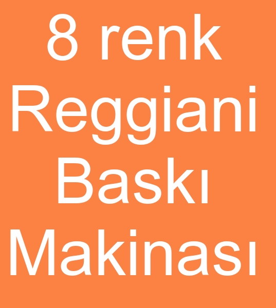 8 renk Reggiani Bask Makinas, 200 mm Reggiani Bask Makinas, 