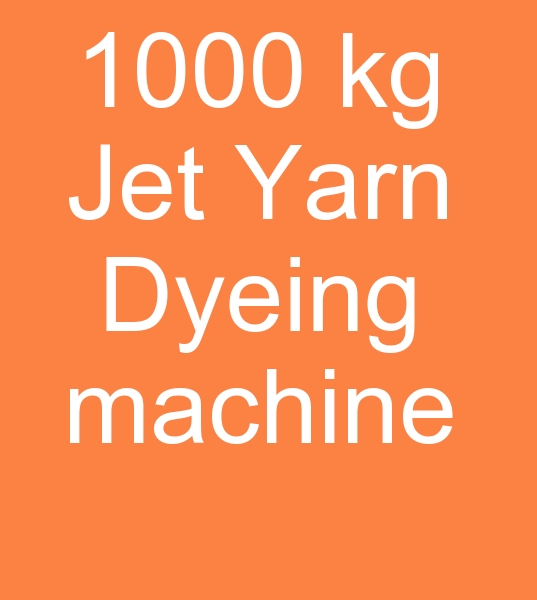 1000 kg Jet Yarn Dyeing machine, 1000 kg Jet Yarn Dyeing machines,