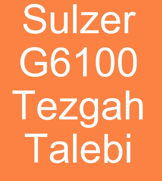 Sulzer g6100 dokuma tezgah, Sulzer G 6100 Dokuma tezgahlar