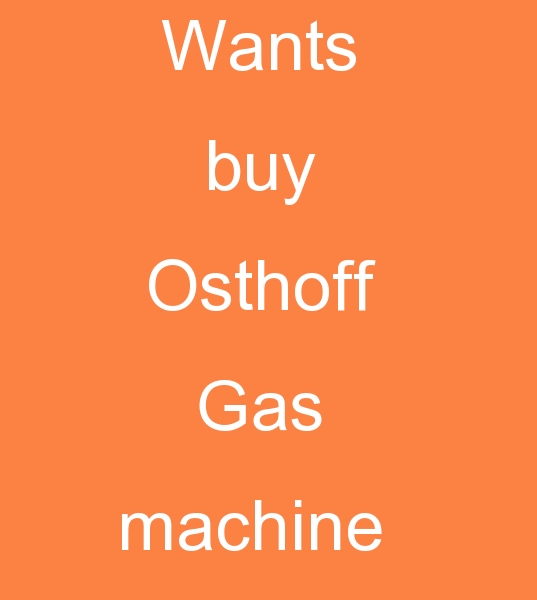 second hand Osthoff Gas machine, second hand Singeing Gas machine 