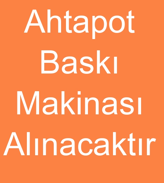 8 kafa Ahtapot bask makinas, 5 Renk Ahtapot bask makinesi, kinci el Ahtapot makinas