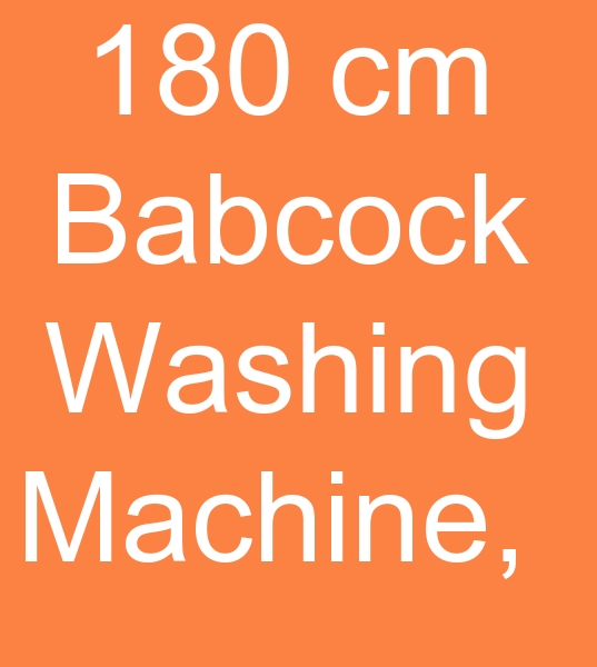 180 cm Babcock washing machine, 180 cm Babcock washing machines,  gas heated, washing machine, gas washing machines