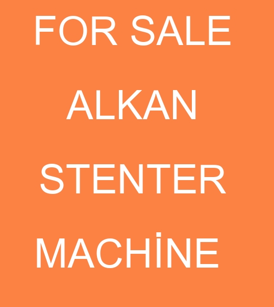 for sale 200 cm Stenter machine,  for sale 200 cm Alkan Stenter machine, 10 cabines Stenter machine