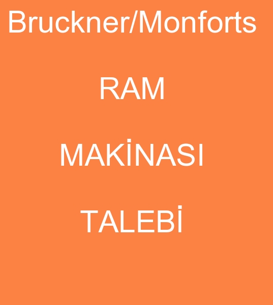 Iran'dan 320 cm Bruckner/Monforts RAM MAKNASI TALEB<br><br>Irandan 320 cm, 4-6 cabins, gazl Bruckner/Monforts Ram maknas alnacaktr<br><br><br>Gazl ram makinas,  Brckner ram makinas, Monforts ram makinas, 320 cm Bruckner Ram makinesi, 320 cm Monforts Ram makineleri, ikinci el gazl Ram maknalar, ikinci el gazl Bruckner Ram maknas  