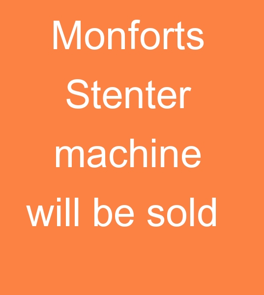 second hand Stenter machine, second hand 320 cm Stenter machine 