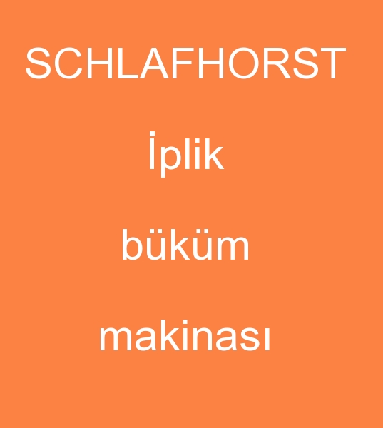 SCHLAFHORST plik bkm makinas,  SCHLAFHORST plik makinas