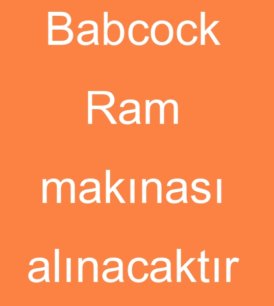 Babcock Ram maknas, Babcock Ram makinesi, 340 cm Ram maknas, 340 cm Ram makineleri