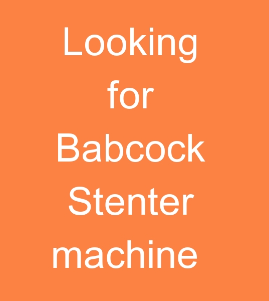 Babcock Stenter machine, for purchase Babcock Stenter machine, 340 cm Stenter machine