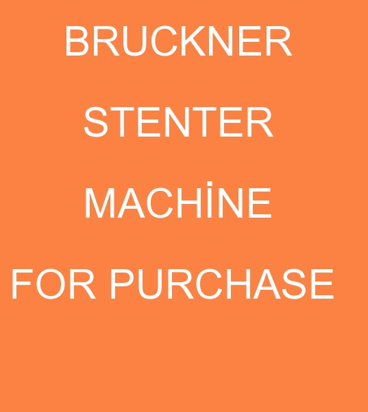 Bruckner Stenter machine, 180 cm Bruckner Stenter machine, gas Stenter machine buyer