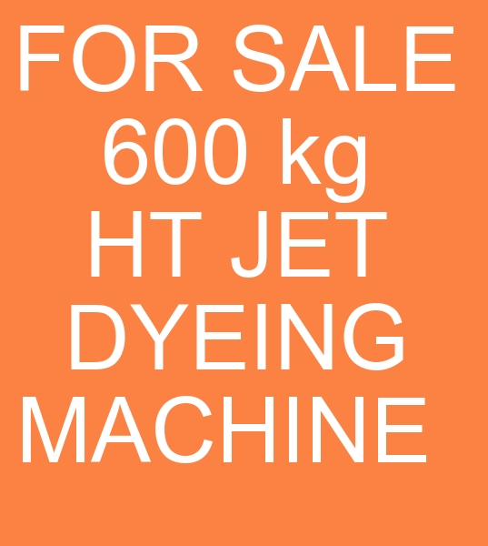for sale 600 kg Dyeing machine, will be sold 600 kg HT Jet Dyeing machine, 600 kg Dyeing machine