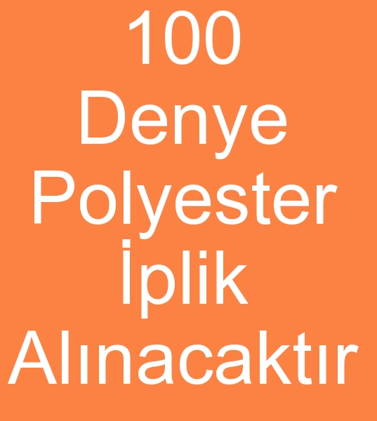 100 denye polyester iplik