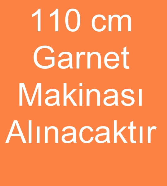 Garnet makinas, 110 cm Garnet makinesi, kinci el Garnet makinalar