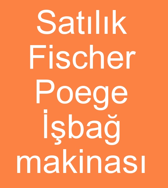 Satlk Fischer poege iba makinas, Satlk Fischer poege iba makinesi, 