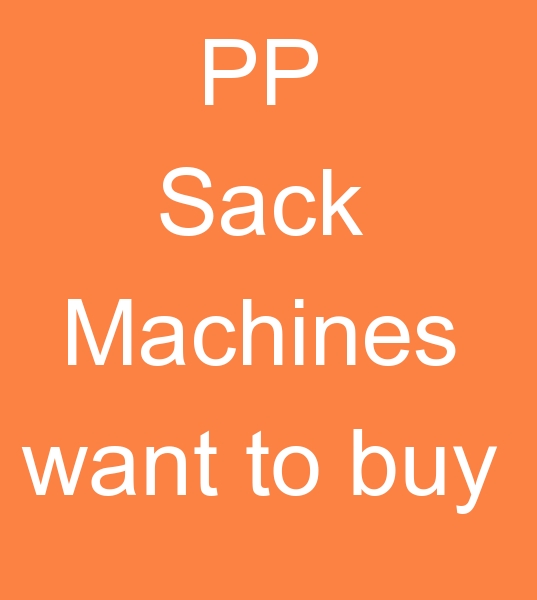 PP Sack Machines, polypropylene Sack Machines
