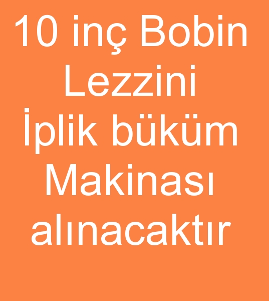 10 in bobin Lezzini iplik bkm makinesi, 10 in Lezzini iplik bkm makinas