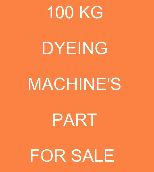 100 kg dyeing machine, 100 kg part of dyeing machine