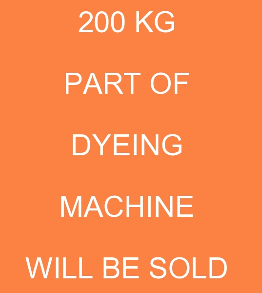 200 kg part of dyeing machine, second hand dyeing machine, second hand dyeing machine  