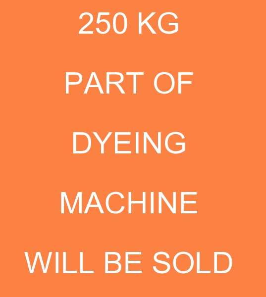 250 kg dyeing machine, 250 kg part of dyeing machine
