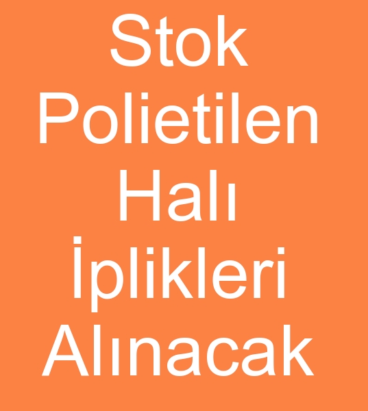 Stok polietilen hal iplik alcs, Stok polietilen hal iplikleri alcs,