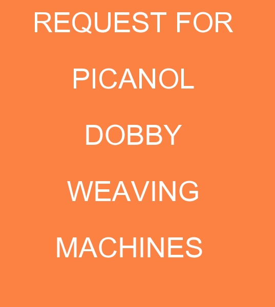 second hand Picanol Dobby Weaving Looms, second hand Picanol Dobby Weaving machines 