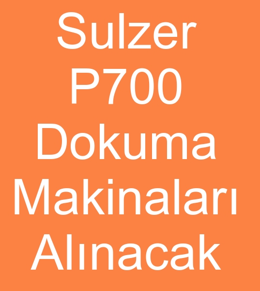 Sulzer P700 Dokuma makinalar, Sulzer P700 Dokuma makineleri alcs