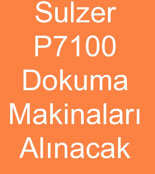 Sulzer P7100 Dokuma makinas mterisi, Sulzer P7100 Dokuma makinesi mterisi, 