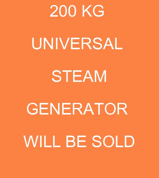 for sale 200 kg steam Generator, will be sold 200 kg Steam Generator,