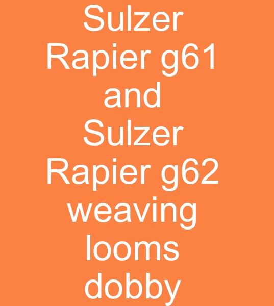Pakistan'dan SULZER DOKUMA MAKNALARI SATIN ALMA TALEBI <br> You can write your second textile machinery purchase requests to our whatsapp Number +90 5069095419 www.tekstilportal.com<br><br>Pakistan iin ikinci el SULZER DOKUMA MAKNALARI alanacaktr<br><br>
1. 16-24 adet aras Sulzer Rapier g61 ve Sulzer Rapier g62 dokuma tezgahlar, armrl, eni 75