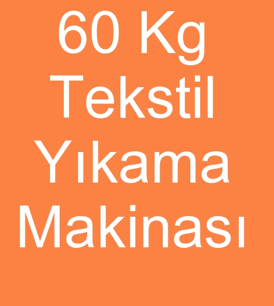 60 Kg tekstil ykama makinas, 60 Kg tekstil ykama makinalar